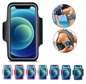 Running Waterproof Armband Phone Holder Touchscreen For iPhone 12 11 XR 8 7 Plus - Picture 1 of 15