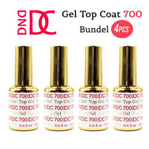 DC Gel Top Coat 700 0.5 oz Bundle 4 pcs