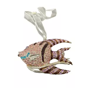 Decorazione natalizia pesce strass - Foto 1 di 2