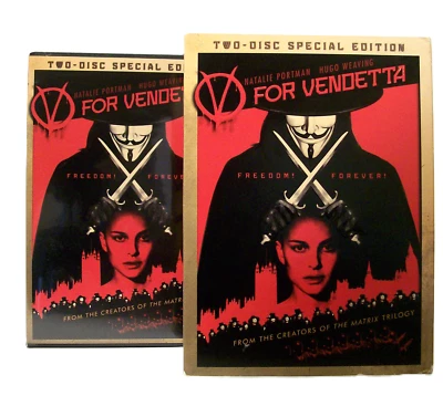 "V FOR VENDETTA (2005)" Sci-Fi Action Drama Two-Disc Special Edition DVD (2006) - Image 1 of 3
