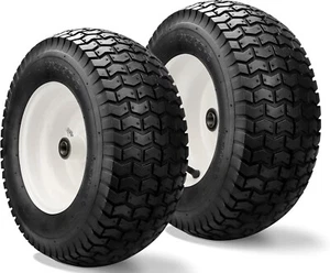 2 Stück 16x6.50-8 Rasenmäher Reifen und Felge - 16x6.5-8 Traktor Rasen Reifen Ersatz... - Bild 1 von 9