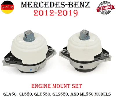 Juego de montaje de motor izquierdo y derecho para vehículos Mercedes-Benz 2012-2019 genuino Foto 1 de 4