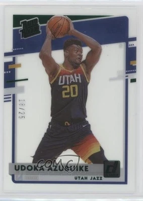 2020-21 Panini Clearly Donruss Rated Green /25 Udoka Azubuike #69 Rookie RC - Image 1 of 2