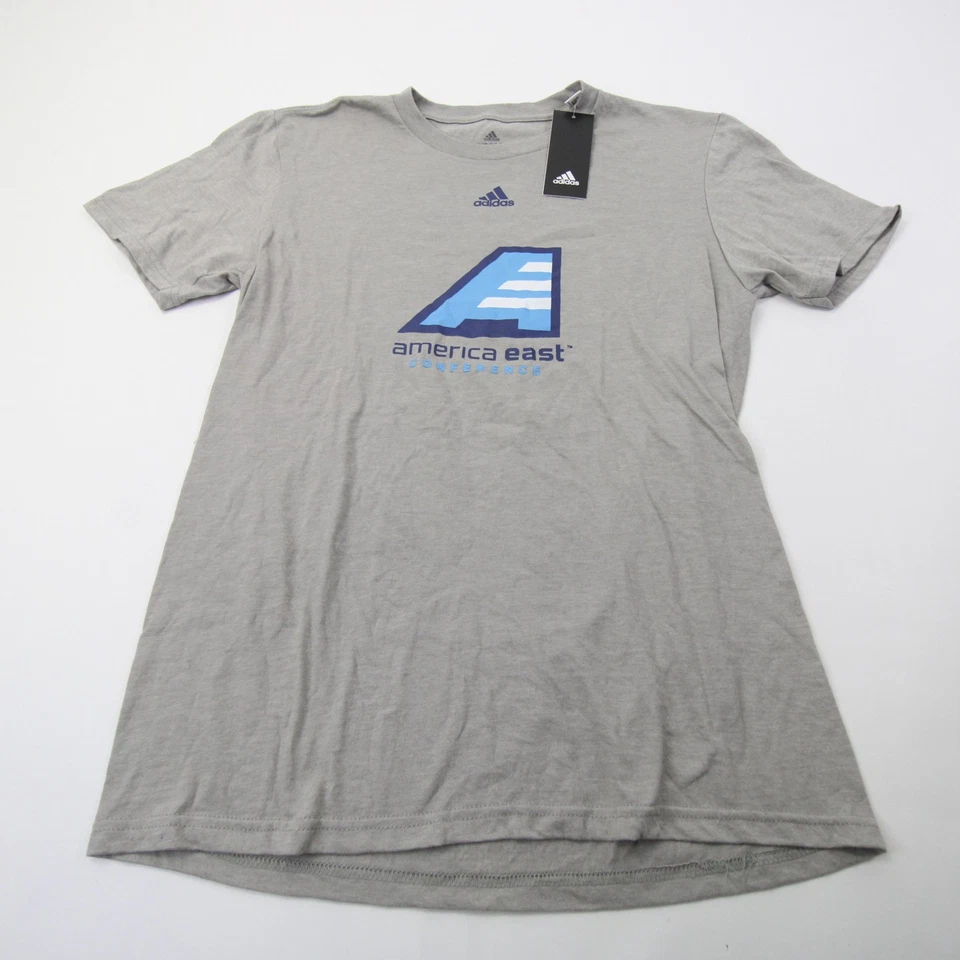 阿迪达斯 Go-To T 恤短袖衬衫男式灰色全新带标签 — 第 1/1 张图片