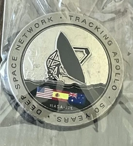 Official JPL NASA Deep Space Network 50 Years Mission Pin New - Picture 1 of 1