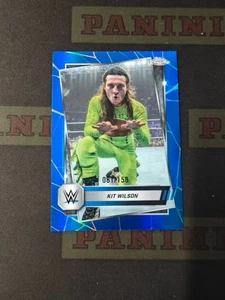 2025 Topps Chrome WWE Blue Refractor Kit Wilson /150 - Picture 1 of 1