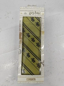 Harry Potter Men’s Tie Wizarding World Corbata Hufflepuff Tie Green - Picture 1 of 3