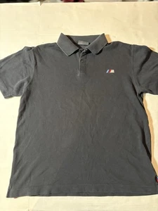 BMW M Series Men’s Large Short Sleeve Black Polo Embroided - Picture 1 of 7