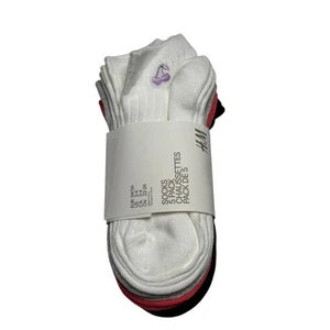 H&M Girl’s 5 Pack Chaussettes Socks Low Cut with Cherries Size  2-4 - Picture 1 of 2