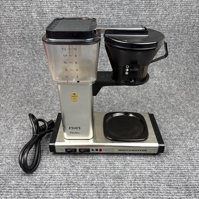 Technivorm Moccamaster Modelo 741.59B KB Cafetera Tanque de Agua agrietado Enciende Foto 1 de 4