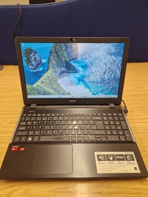 Acer Aspire Laptop E5-521-Windows 11-AMD A6-6310 APU-6GB RAM-256GB SSD-OFFICE - Image 1 of 4