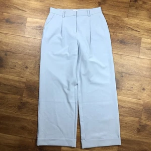 Nicole Miller New York Women Sz 10 Light Blue Trousers Work Dress Pants - Picture 1 of 7