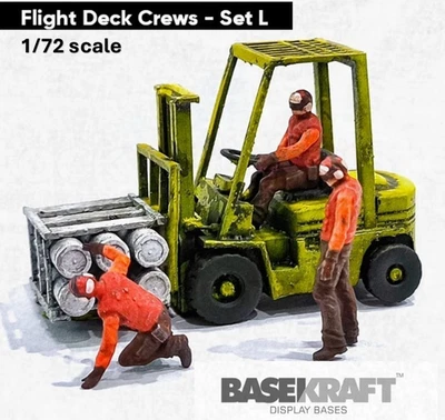 Basekraft 1/72 US Navy aereo-portaerei ponte di volo missile carrello elevato... - Immagine 1 di 4