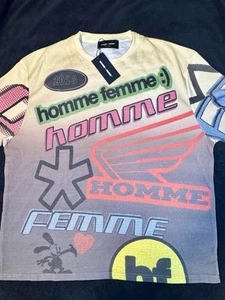 Homme Femme. Moto Thermo Long Sleeve Cream/Black 3X - Picture 1 of 8