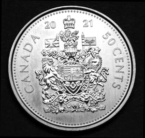 2021 50¢ unc. muestra del conjunto de muestras - baja acuñación - Imagen 1 de 2