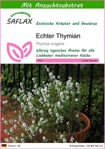 SAFLAX - Samen und Substrat - Echter Thymian - 200 Samen - Bild 1 von 6