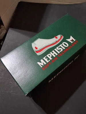 НОВЫЙ ИЗ СТАРЫХ ЗАПАСОВ MEPHISTO PARTELIA ЧЕРНЫЙ Bucksoft 6900 РАЗМЕР 8 ПЛАТФОРМА КАБЛУК ВИНТАЖНЫЙ - Изображение 1 из 4