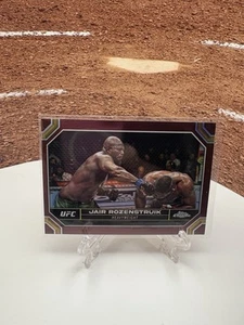 2024 Topps Chrome UFC - Jairzinho Rozenstruik #87 Magenta Refractor - Picture 1 of 2