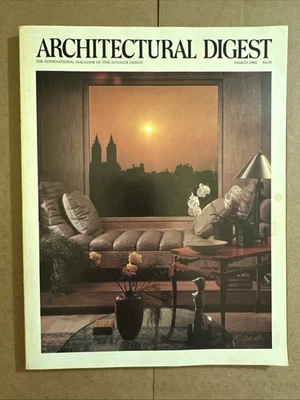 Architectural Digest Magazine March 1984 - Image 1 of 4