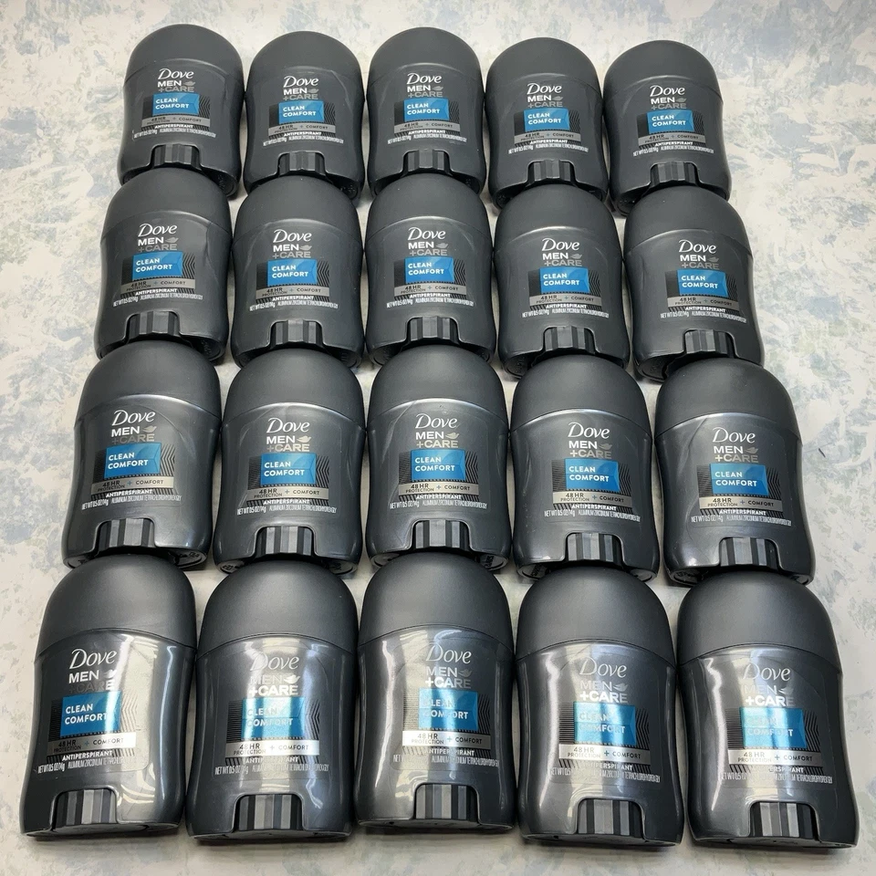 Dove Men+Care Antiperspirant Deodorant Stick 48 Hr Comfort 0.5oz - Lot of 20 - Image 1 of 4