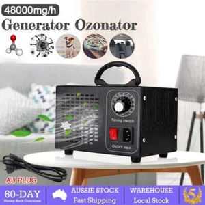 48G/H Portable Ozone Generator Air Purifier Machine Cleaner Ozonator Office Home - Picture 1 of 12