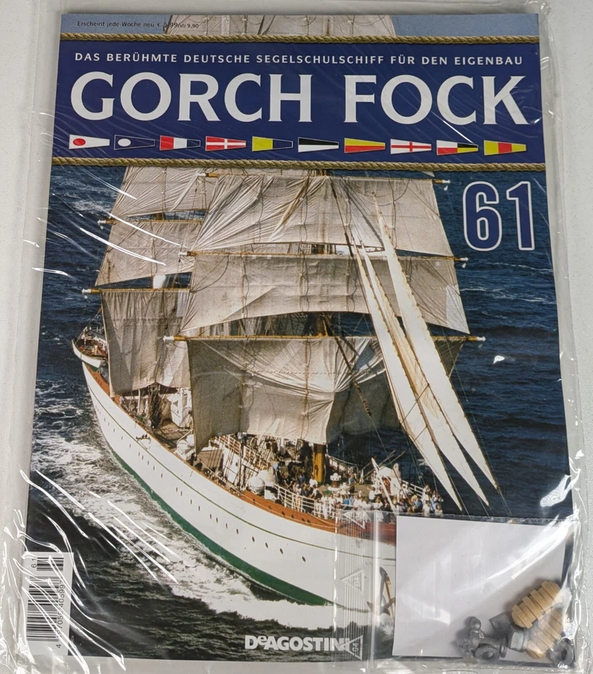 De Agostini, Segelschiff Gorch Fock, Bauteil mit Heft Nr. 61, OVP #WH47 - Bild 1 von 1