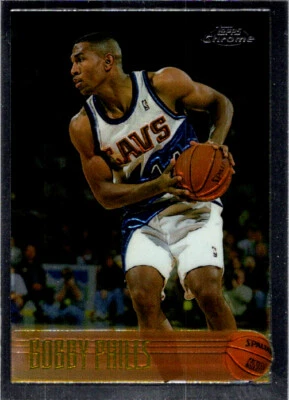 Tarjeta de baloncesto Bobby Phills 1996 Topps cromada #68 Foto 1 de 2