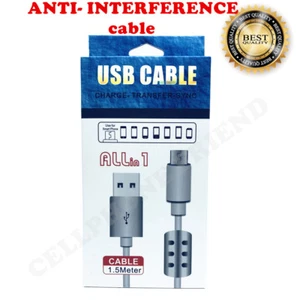 ANTI- INTERFERENCE High Speed Charging & Data Cable for Apple Micro USB TYPE C - Picture 1 of 11