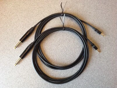 RCH AUDIO ENGINEERING 3.5mm Mono to 1/4" Mono Jack - 3M - Pair - For Eurorack Synth / Modular Synth