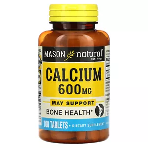 Calcium, 600 mg, 100 Tablets - Picture 1 of 2