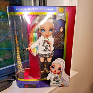 🌟Muñeca Arco Iris Alta Moda🌟 Pelo Arco Iris Amaya Raine JR Muñeca Alta ¡Impresionante! - Imagen 1 de 3