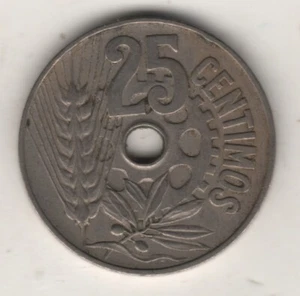SPAGNA SPAIN 25 CENTIMOS 1934 #MM233 - Imagen 1 de 2