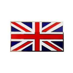 Insignia de metal esmaltado adhesivo bandera Union Jack para autos clásicos UJB007 - Imagen 1 de 1