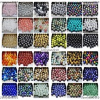 Wholesale Natural Gemstone Round Spacer Loose Beads 4mm 6mm 8mm 10mm 12mm Pick