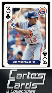 Wil Cordero 1993 Bicycle Rookies #3C Montreal Expos - Picture 1 of 2