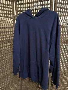 KS SPORT REGULAR BLEND ERWACHSENE KAPUZE marineblau 4XL TALL SWEATSHIRT Kordelzug fehlt - Bild 1 von 4