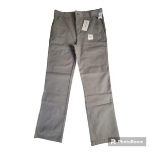NWT Old Navy Boys 16 Plus Straight Built In Flex Gray Stretch Reinforced Knees - Picture 1 of 9