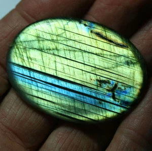  Labradorit 50x36 Oval 104,0 Ct!!! Top Brillant!!! - Bild 1 von 1