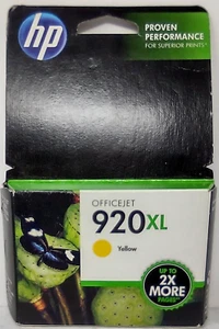 Cartucho de tinta amarillo HP Officejet 920XL caduca diciembre 2013 sellado - Imagen 1 de 6