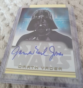 Star Wars Heritage James Earl Jones As Darth Vader Topps Autograph Auto Card