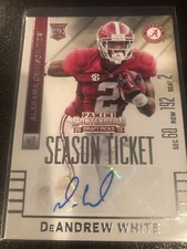 2015 Panini Contenders Draft Picks #271 DeAndrew White Rookie Card Auto Alabama