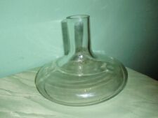 Walther Glas - Vase - bauchig - transparent - dickwandig - mundgeblasen