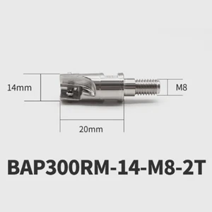 300R-14-M8-2T Locking type milling cutter head for APMT1135 milling inserts - Picture 1 of 6
