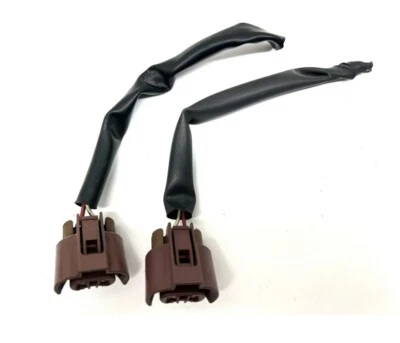 2001-2005 MAZDA MIATA FARO DE LUZ BAJA ENCHUFE CABLE CONECTOR COLA DE CERDO - PAR OEM Foto 1 de 4