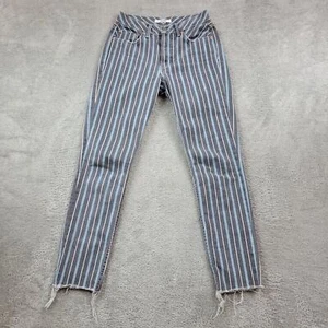 Grlfrnd Karolina Jeans Damen 24 Streifen High Waist Slim Skinny Used Saum - Bild 1 von 16