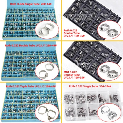 Bandas de ortodoncia dental AZDENT y tubo bucal 1er segundo molar tubo Roth MBT 0,022 Foto 1 de 4
