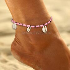 Anklet Foot Chain Ankle Bracelet Ladies Charm Adjustable Beach Jewellery Gift UK
