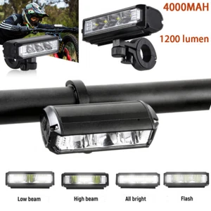 Luz LED súper brillante para bicicleta USB recargable faro delantero para bicicleta impermeable - Imagen 1 de 12