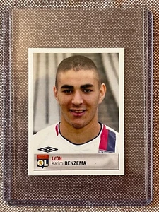 STICKER PANINI FOOT 2007 KARIM BENZEMA LYON # 180 TOPLOADER ROOKIE BALLON D'OR - Imagen 1 de 2