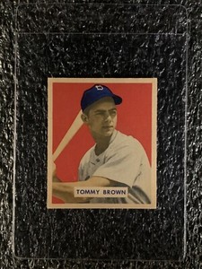 1949 Bowman Baseball High Number #178 Tommy Brown EX